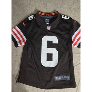 Nike Cleveland Browns Baker Mayfield 6 Youth Small Jersey Brown NFL On Field